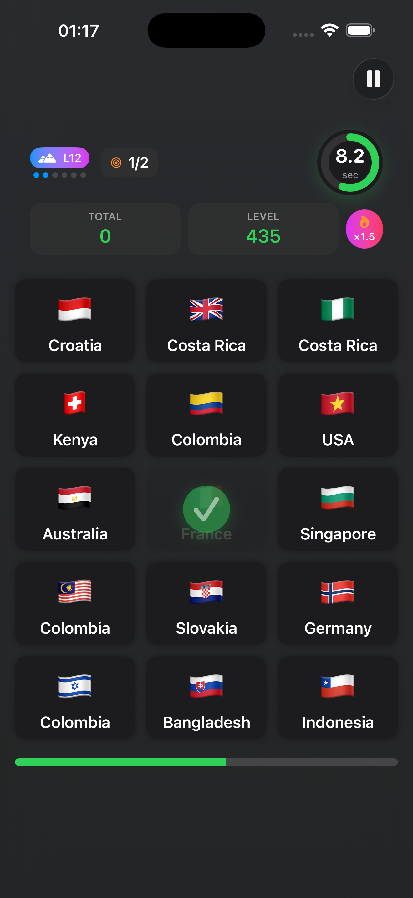 Flags mode